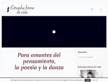Tablet Screenshot of estranhaformadevida.com